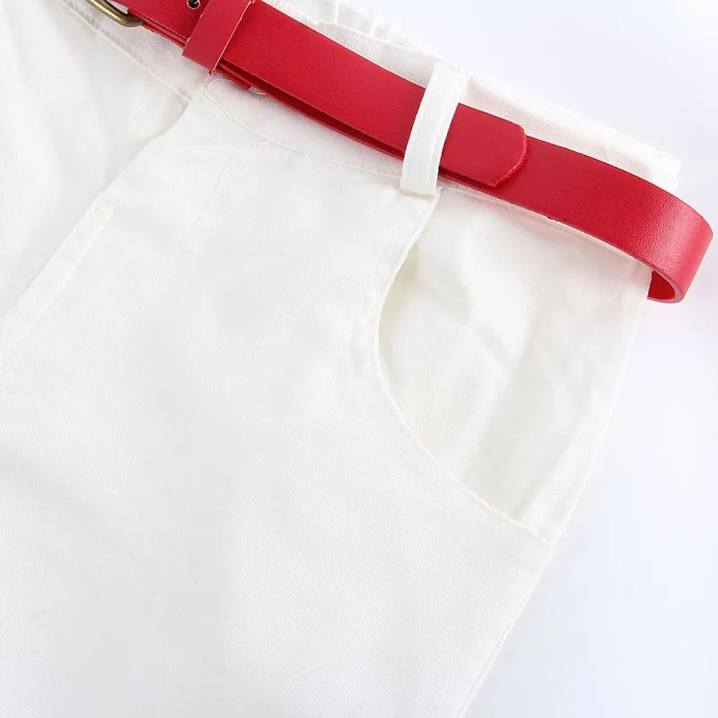 

Baby Clothes Children Baby Girl Clothes 3 Pcs Hot Baby Girls Short Sleeve T-shirt Pants Belt Set Clothes Kids Summer Outfits