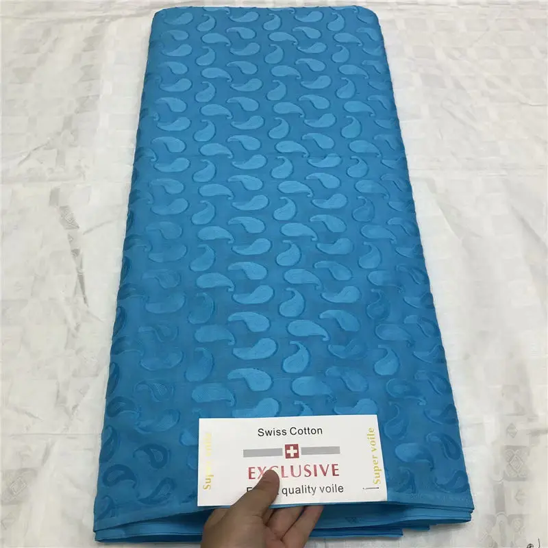 Африканская ткань для мужчин Atikulace материал Нигерия Atikufabric небесно голубая атику