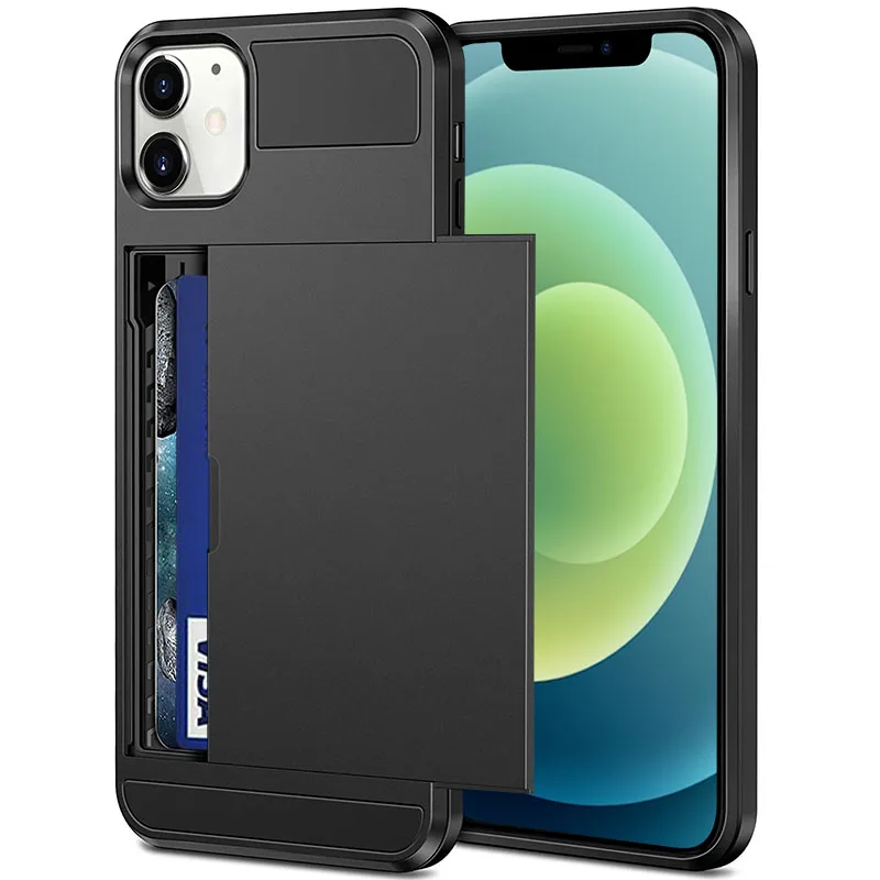 

Раздвижной чехол-кошелек для iPhone 12, 12 Pro Max, 8, 7 Plus