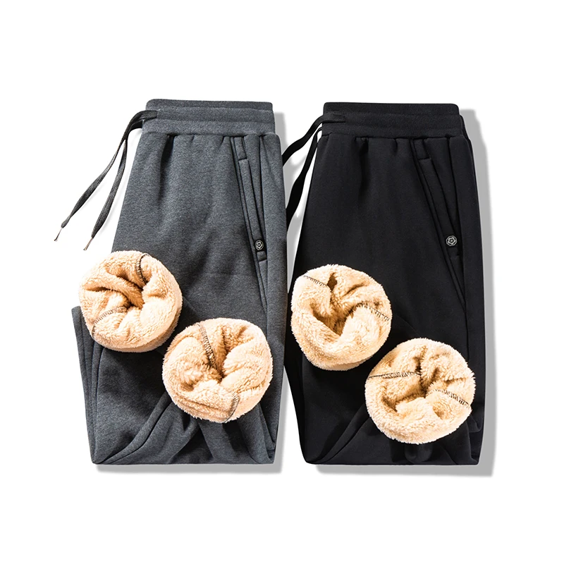 Штаны мужские зимние с меховой подкладкой флисовые тренировочные штаны 8xl |