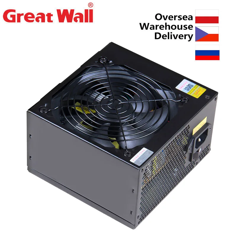Блок питания Great Wall 600 Вт для ПК 80Plus бронзовый блок 12 В ATX компьютера 120 мм тихий