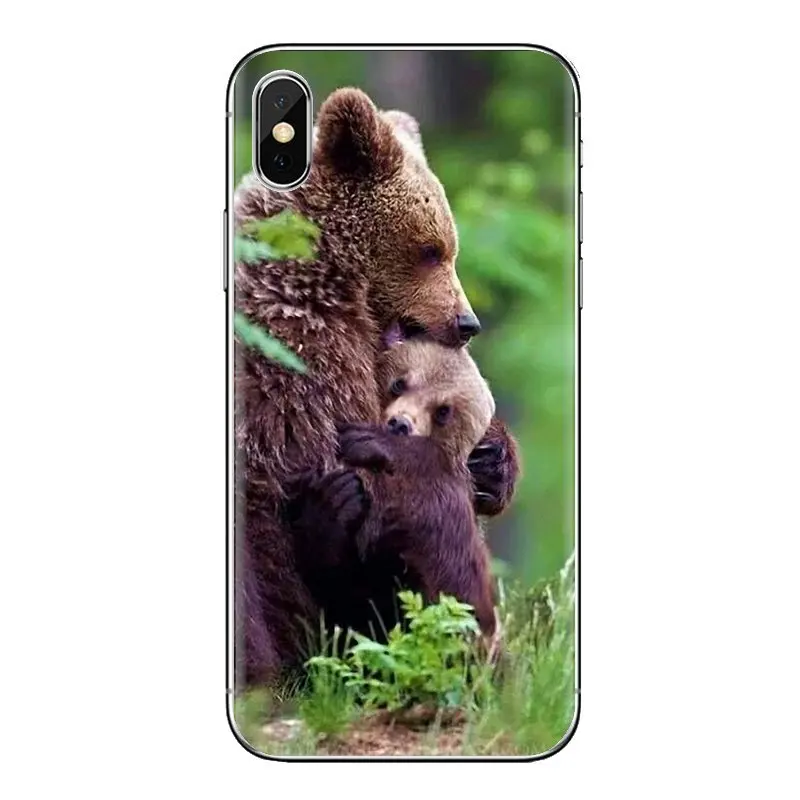 Прозрачный чехол из ТПУ с изображением мишки и Медвежонка обои для Xiaomi Redmi 4 3 3S Pro mi
