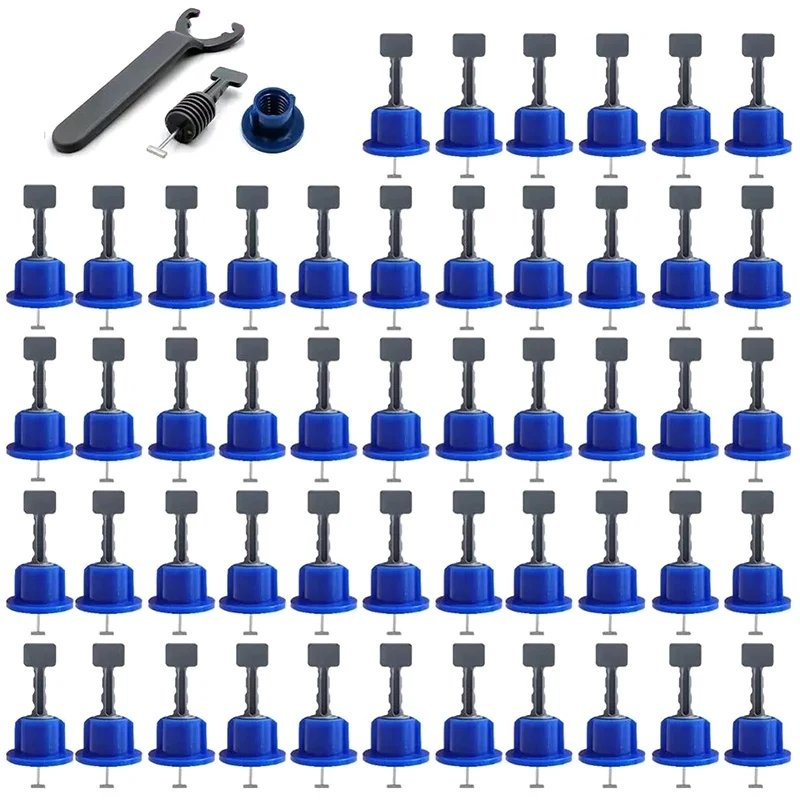 

Flat Ceramic Floor Wall Construction Tools Reusable Tile Leveling System Kittile Leveling System Kit for Tile Drop