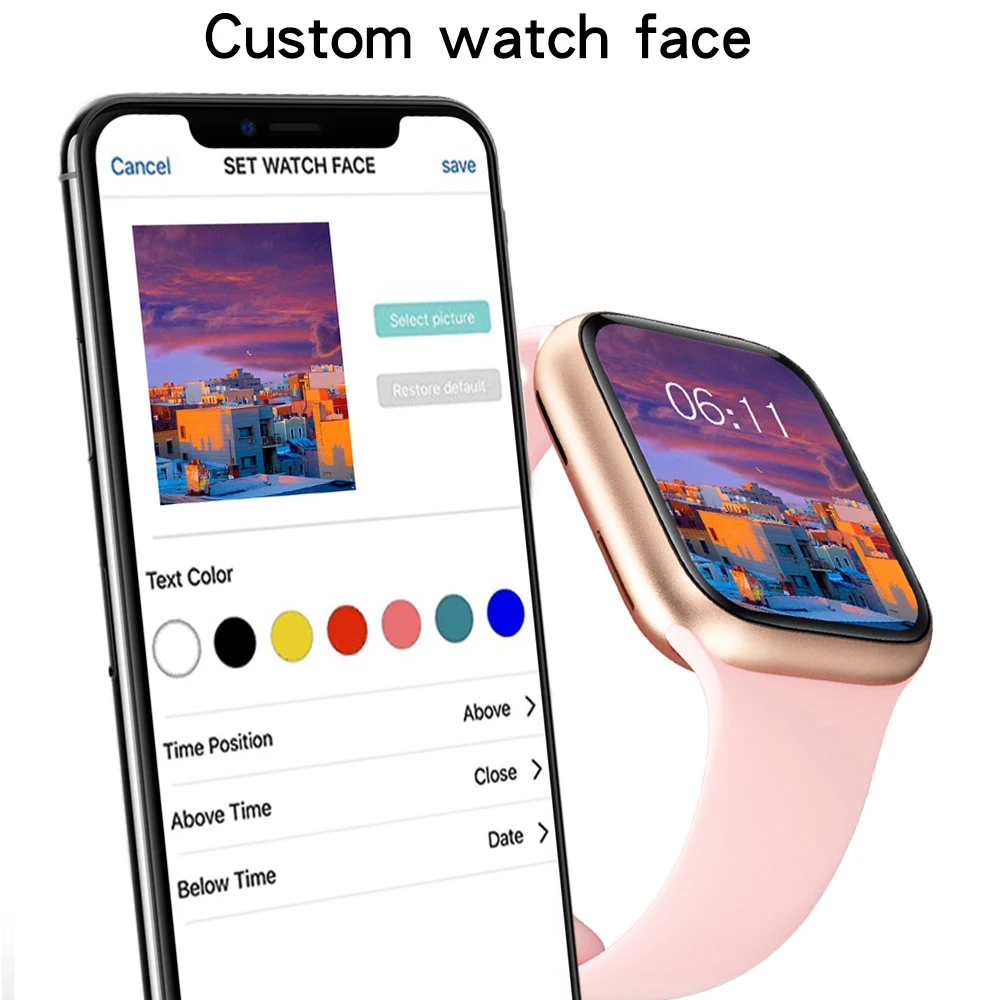 2021 dial call iwo smart watch men 1 75 inch sport smartwatch women heart rate monitor watches for iphone xiaomi huawei pk hw22 free global shipping