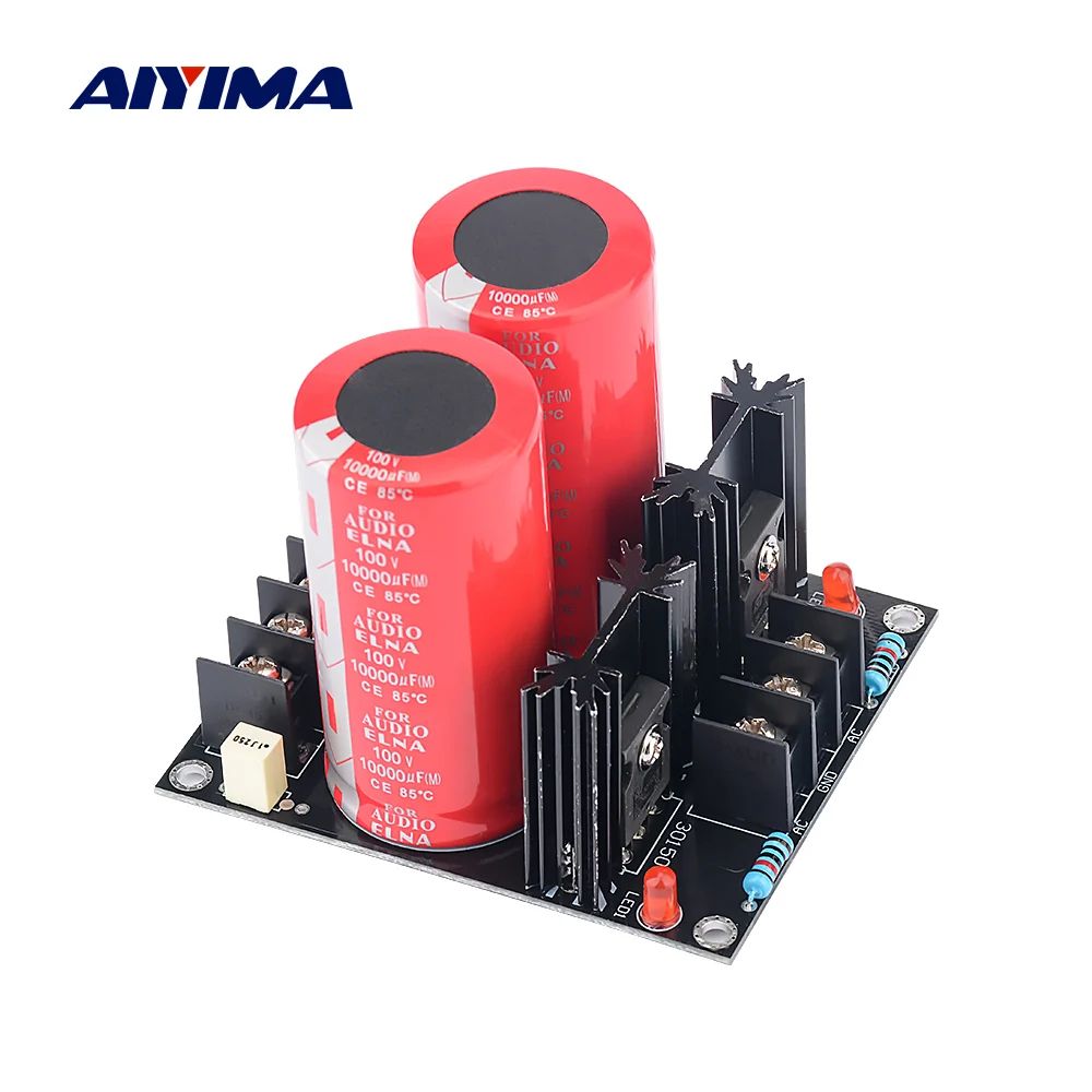 AIYIMA 120A 100V10000UF усилитель выпрямитель фильтровальная плата источник питания