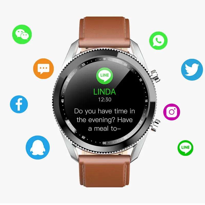 

2021 Smart Watch Men Fitness Tracker Sports Band Freely Rotate Bezel Play Music Custom Dial IP67 Waterproof 1.28"Touch Watches