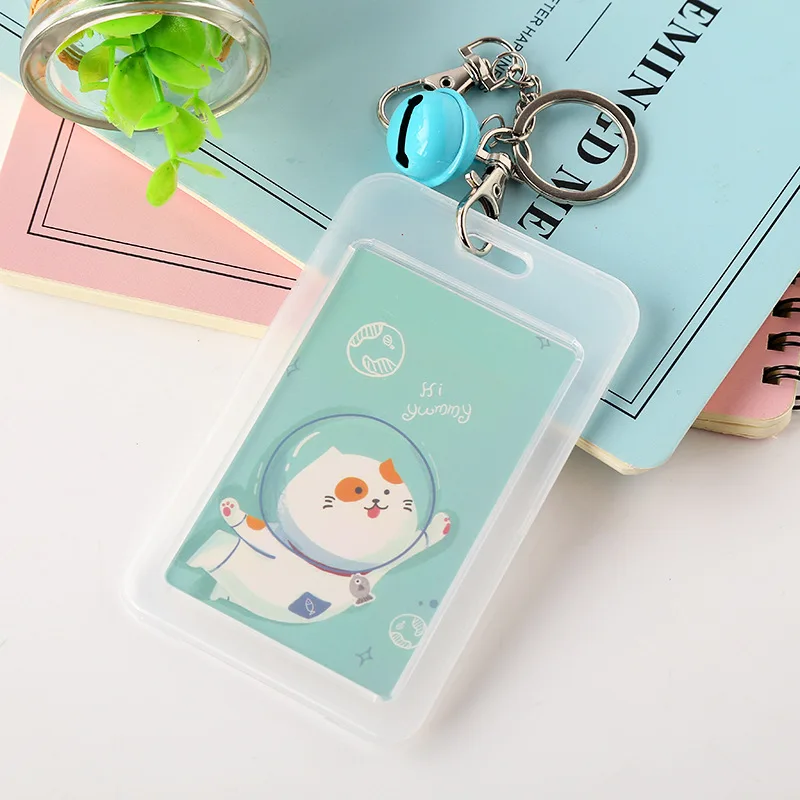 Cute Cartoon Child Kids Bus Card Holder Wallet Business Bank Credit ID Holders Cover Work Badge Key Ring Bag | Багаж и сумки