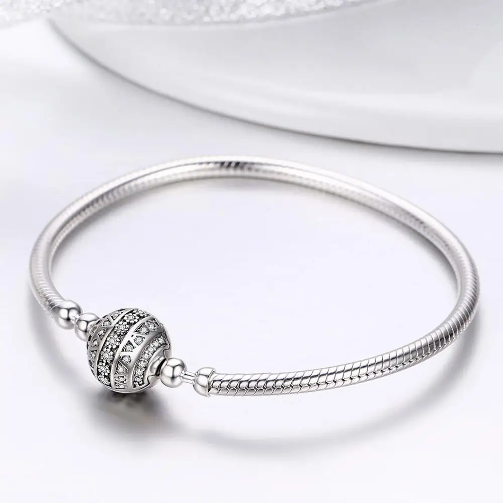 Womak fit браслет Pandora подвеска из стерлингового серебра 925 пробы змеиная цепь женский серебряный браслет