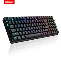 redthunder mechanical gaming keyboard red switch programmable rgb backlit compact layout gaming keyboard for pc ps5 gamer