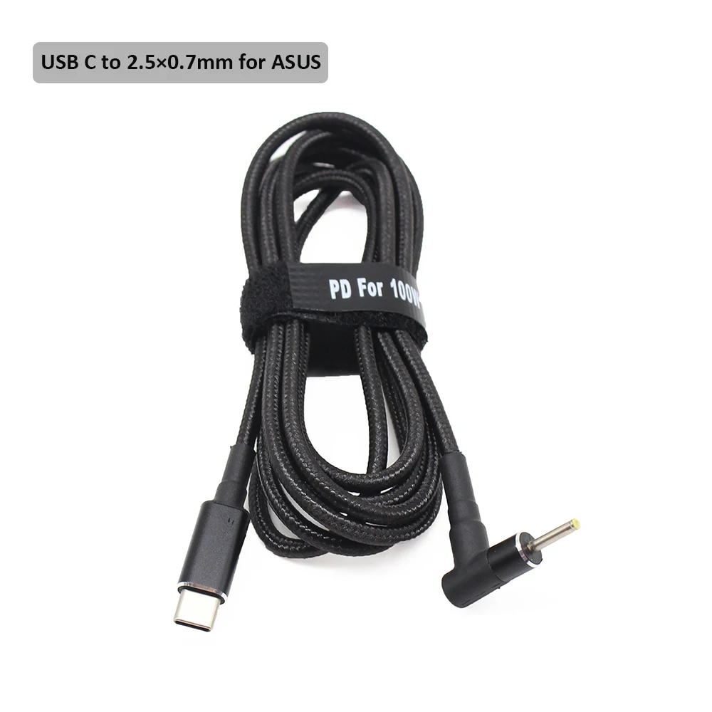 100 Вт DC PD конвертер USB C Type для ASUS Ноутбука зарядный кабель шнур питания ноутбука |