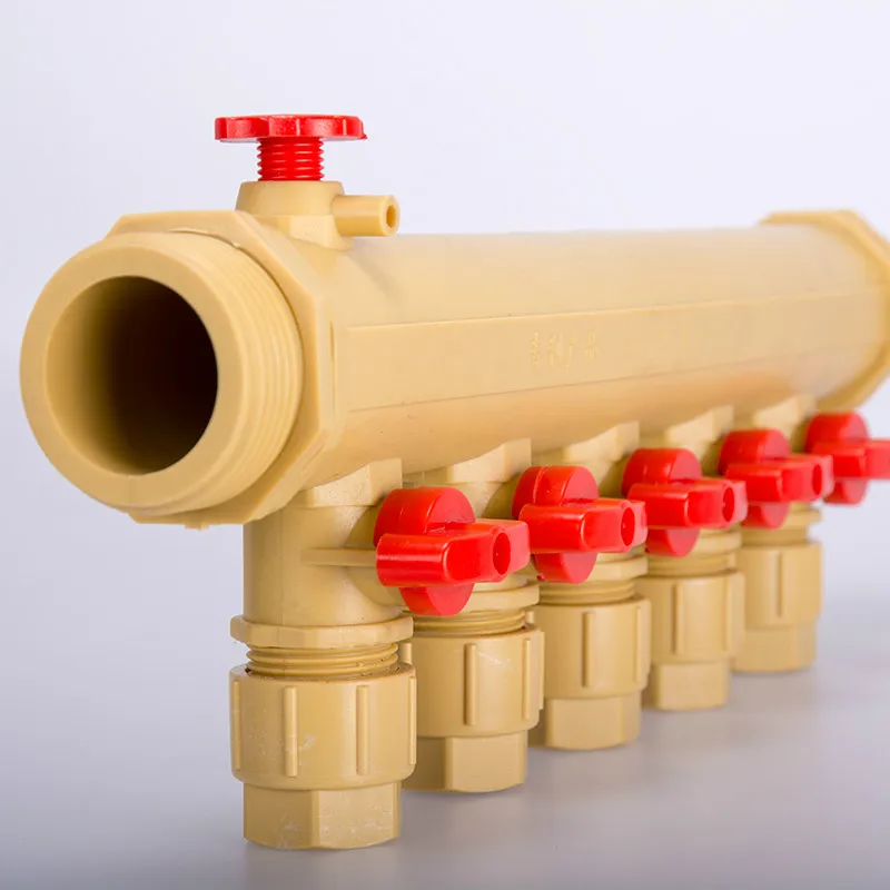 PPR подпольный нагревательный коллектор 2 8 каналов напольный водяной для 1/2