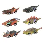 Игрушечные машинки динозавры, 6 шт. в упаковке, динозавры, родстер, игры для вечеринок