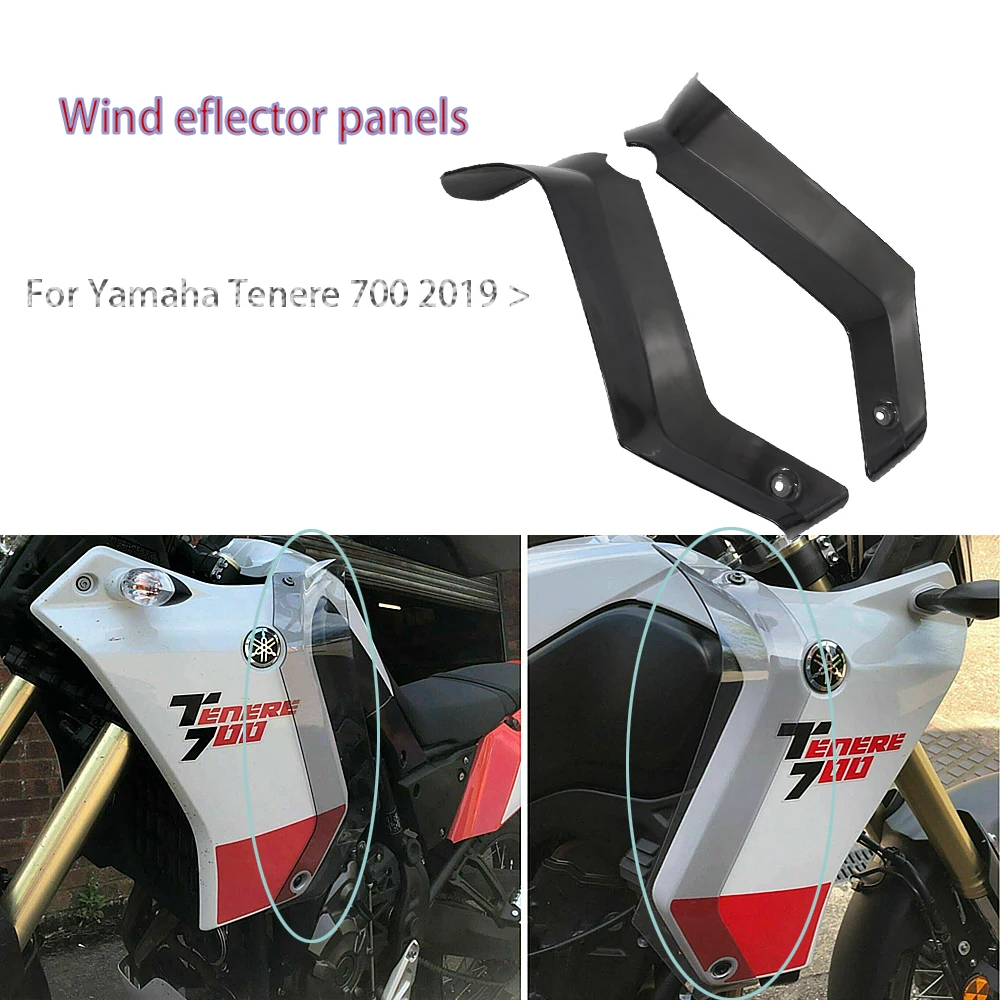 

NEW For Yamaha Tenere 700 TENERE700 Motorcycle Accessories Windshield Wind Side Deflector Handle Bar Front Wind Deflector