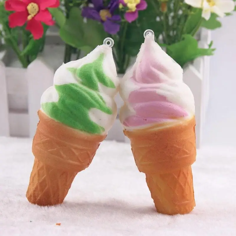 

Random Color Novelty Gag Toys For Kids Adult 10cm Cream Gift Bread Toys Simulation Ice Kid Cake Decor Straps Reliever I3Y5