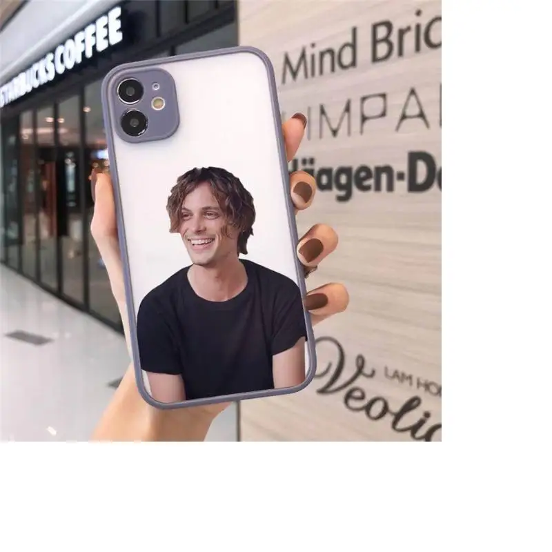 

Matthew Gray Gubler funny art Phone Cases matte transparent For iphone 7 8 11 12 plus mini x xs xr pro max cover