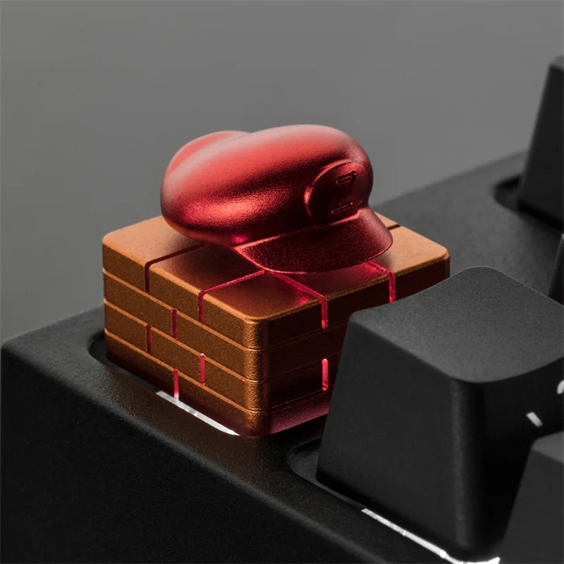 ZOMO PLUS Aluminum Alloy Rotating Key Cap Mechanical Keyboard Keycap Personality Cherry MX Axis Aluminum Alloy kKycaps M33