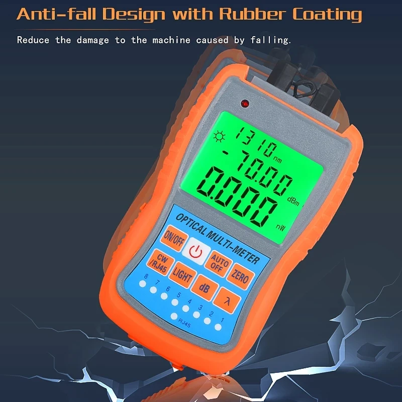 COMPTYCO AUA-G70B/50B 4 in1 Mini Optical Power Meter Visual Fault Locator Network Cable Test Optical Fiber Tester 10KM 30KM VFL