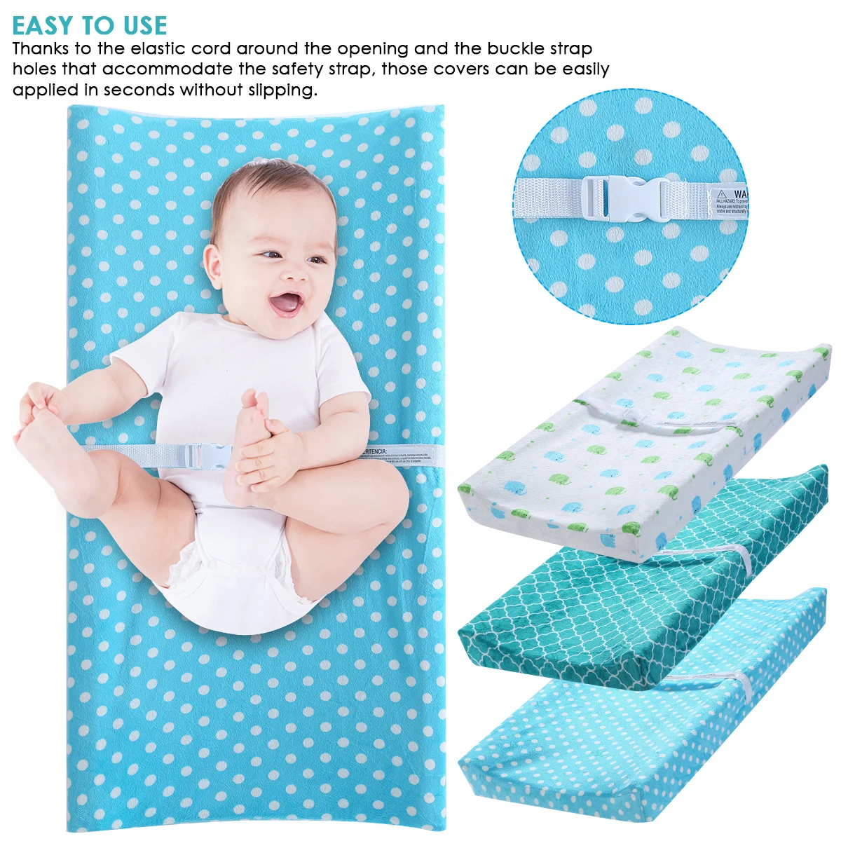 3 шт. водонепроницаемые Многоразовые пеленальные Матрасы для