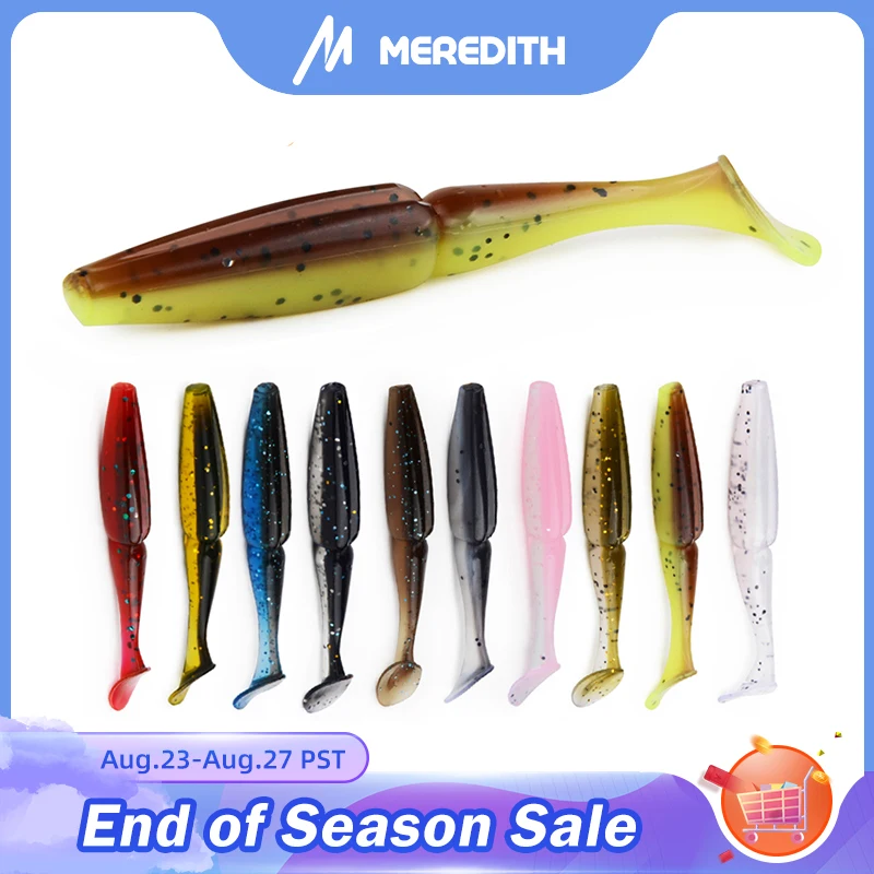 Meredith Crazy Shiner 11 см 10 5 г шт. искусственная Мягкая приманка для рыбалки Мягкие