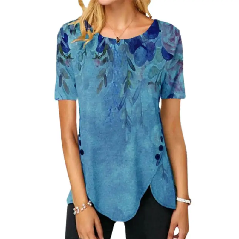 Женская футболка с коротким рукавом Футболка Леди круглый вырез На каждый день