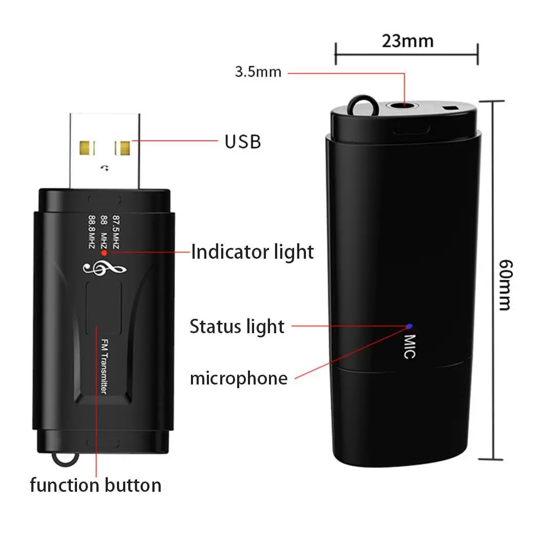 Aux Bluetooth 3 5 мм USB беспроводной автомобильный аудиоприемник A2DP музыкальный