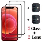 Защитное стекло для камеры для iPhone 11, 12 Pro Max, закаленное стекло для Apple iPhone 12 Mini 5G, Защита экрана для i Phone 12Pro
