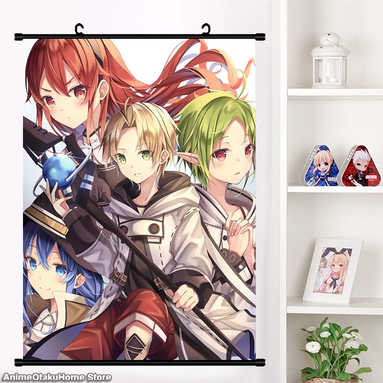 

NEW Anime Sylphiette Greyrat Mushoku Tensei: Isekai Ittara Honki Dasu Wall Scroll Mural Poster Wall Hang Poster Home Decor Art