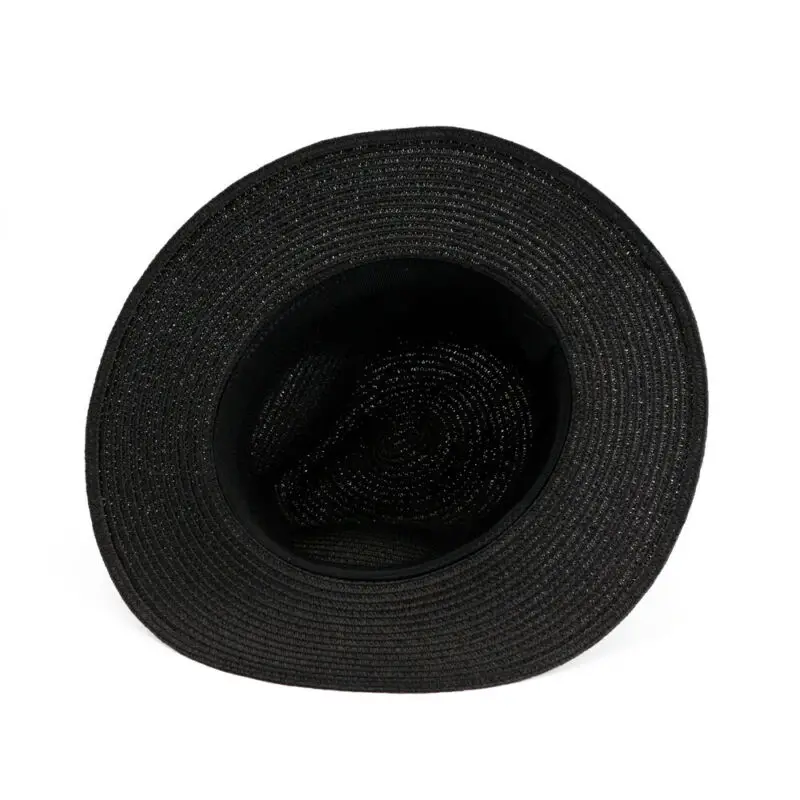 Горячая Распродажа Женская Мужская Fedora Мужская Гангстерская шляпа женская летняя пляжная шляпа соломенная шляпа-Панама