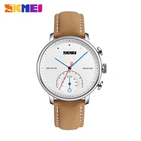 skmei business quartz watch men women simple watch leather strap watches fashion waterproof wristwatch relogio masculino 1399