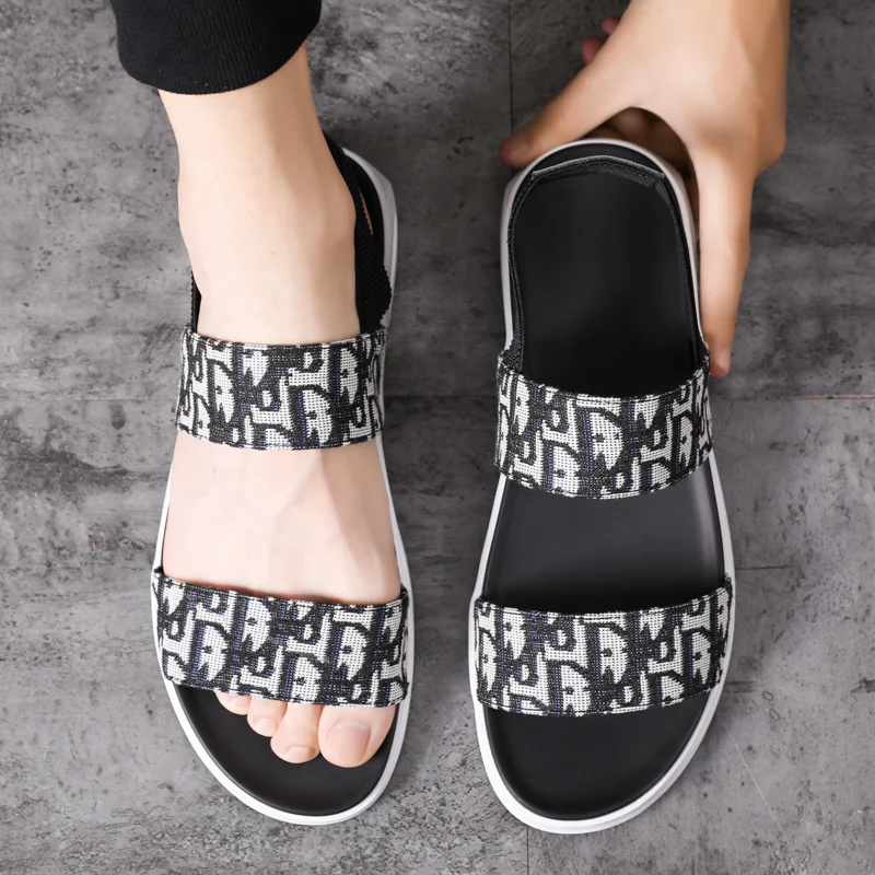 

Сандалии мужские летние спортивные, модные уличные тапки, повседневные для воды, 45