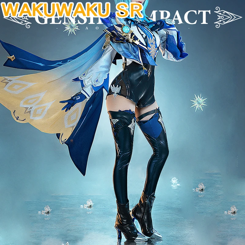 

IN STOCK WakuWaku-SR Miaowuxiaopu Game Cosplay Genshin Impact Cosplay Eula Costume Miaowu Genshin Impact Eula Cosplay