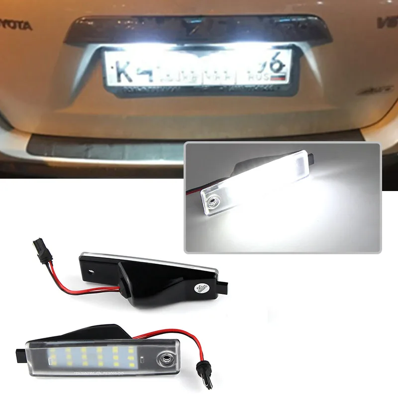 

2x LED License Number Plate Light Lamp for TOYOTA Hiace S.B.V/ Highlander/ RAV4/ Land Cruiser 200/ For Lexus RX300/ For Scion XB