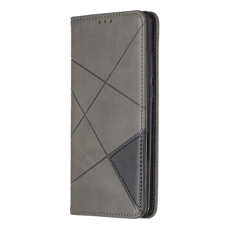Серый Huawei Y6 Case Magnetic Leather Slim Case na for Huawei Y6 Y 6 Pro Prime Y6Prime Flip Stand Business Phone Cover - Цвет: Серый