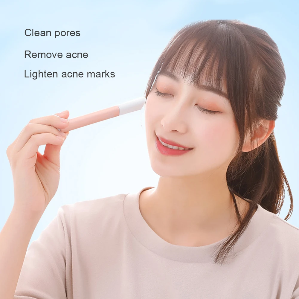 Портативный светодиодный светильник красного и синего цвета Фотон терапия акне