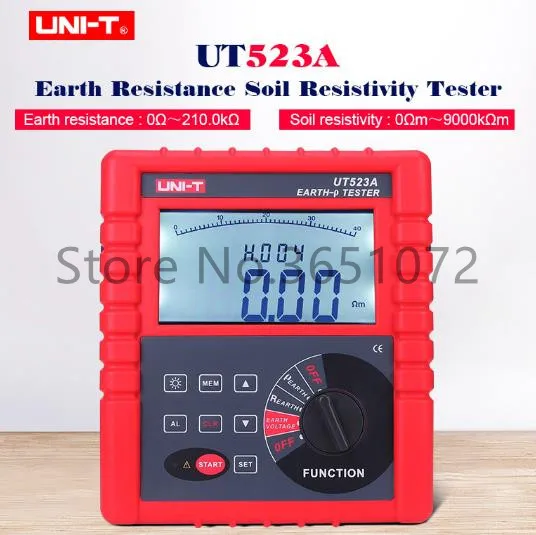 UNI T UT523A тест сопротивления заземления почвенное сопротивление er ом измеритель