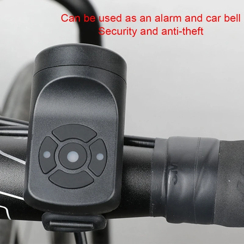 

Electronic Bike Horn Rechargeable Anti-Theft Bicycle Alarm Bell Easy Install