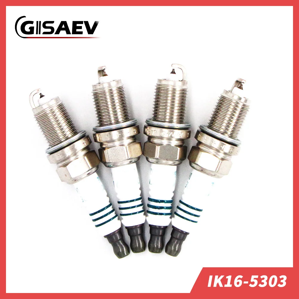 4 шт. иридиевая Свеча зажигания IK16 5303 свечи для Toyota Nissan Honda Hyundai Kia Mercedes Benz Audi BMW VW JEEP