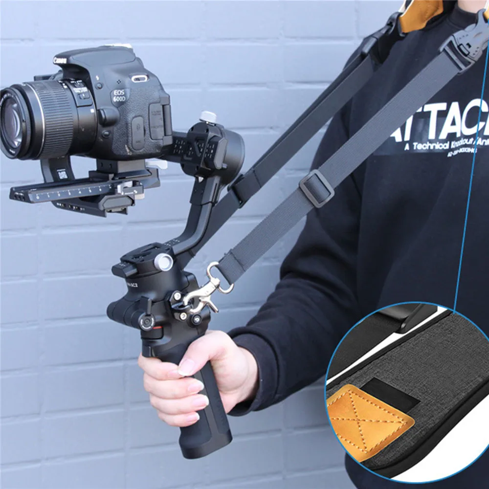 

Camera Shoulder Neck Strap Adjustable Dual Hook Shoulder Strap Lanyard Belt for RSC 2/RS 2/Ronin-SC/S Handheld Gimbal Parts