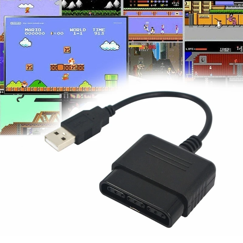 Переходник для игрового контроллера с USB-портом от P2 до P3 Кабель-адаптер без