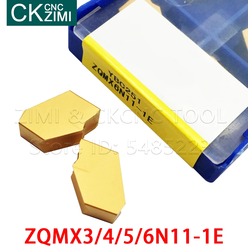ZQMX3N11-1E ZQMX4N11-1E ZQMX5N11-1E ZQMX6N11-1E YBC251 YBG302 P3035 CNC Карбид Вставки инструментов для одиночного резания резальный лезвия инструмента.