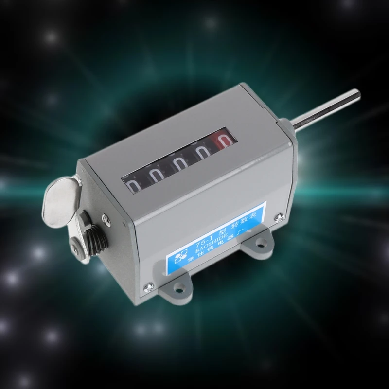 75 I механический перестраиваемый 5 цифр дисплей поворотный счетчик вращения 350