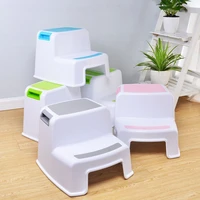 wide2 step stool for kids toddler stool for toilet potty training slip resistant soft grip for safe as bathroom potty stool2020