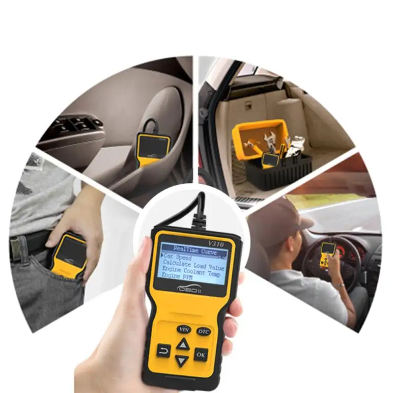 V310 Lector с кодом OBD OBD2 автомобильный инструмент для диагностики автомобиля мульти