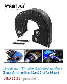 Hypertune Полный титан T3 турбо одеяло Турбо тепловой щит подходит: t2 t25 t28 gt28 gt30 gt35 и большинство t3 турбо 1303-2 T/TBF03