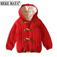 baby sweater winter spring hooded toddler girls jackets full sleeve plus cotton infant boys outerwear baby coat for 1 4year