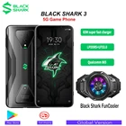 Игровой глобальная Версия Black Shark 3 5G, мобильный телефон экран 6,67 дюйма, 8 Гб 128 ГБ, Snapdragon 865, 64 мп, 4720 мАч, Android 10 с веселым кулером