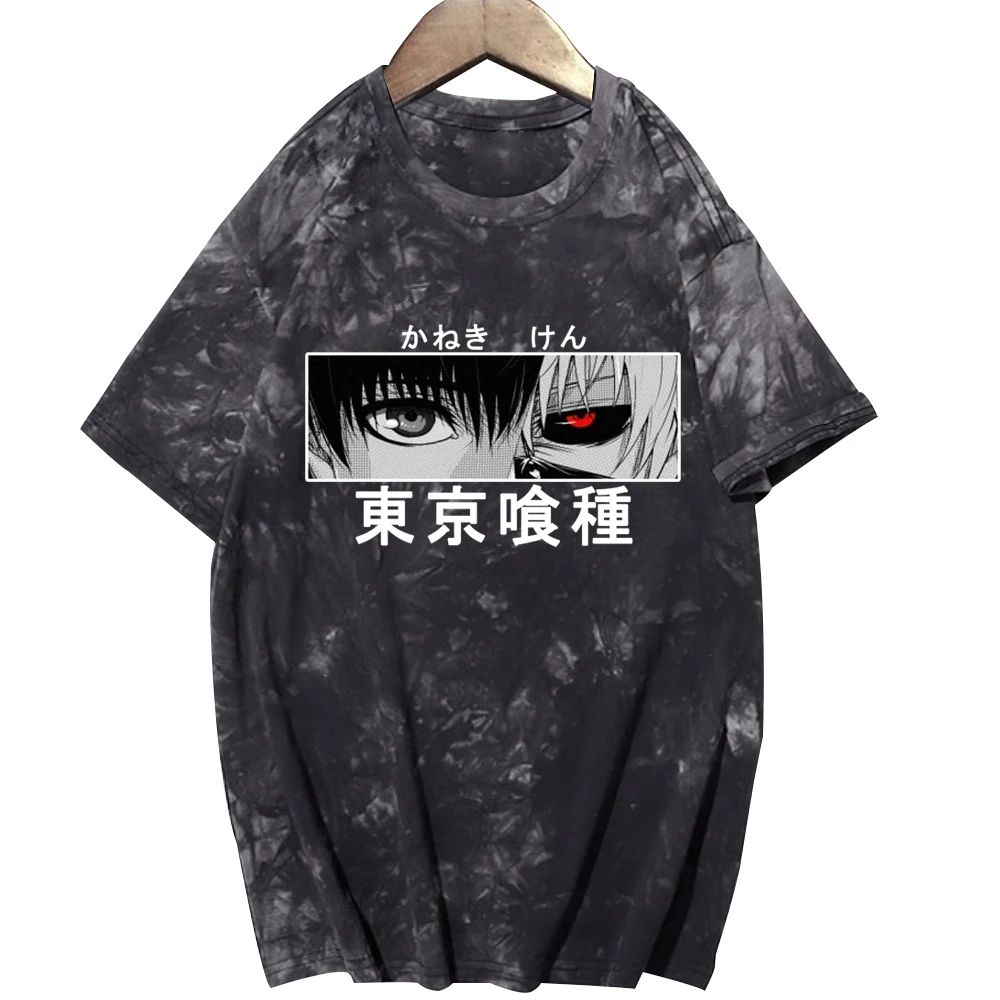 

Kaneki Ken Tshirt Loose Printing Tops Men Women Clothes