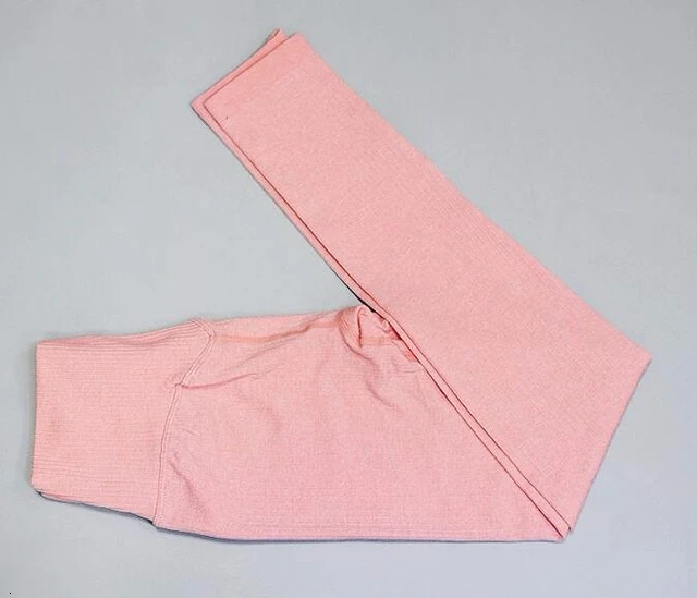 Pink pants Женский комплект из 2 предметов, энергетический бесшовный комплект для йоги, фитнеса, спортзала, йоги, костюм с высокой талией, леггинсы+ комплект с бюстгальтером, высокая эластичность, спортивная одежда для бега, бюстгальтер, штаны - Цвет: Pink pants