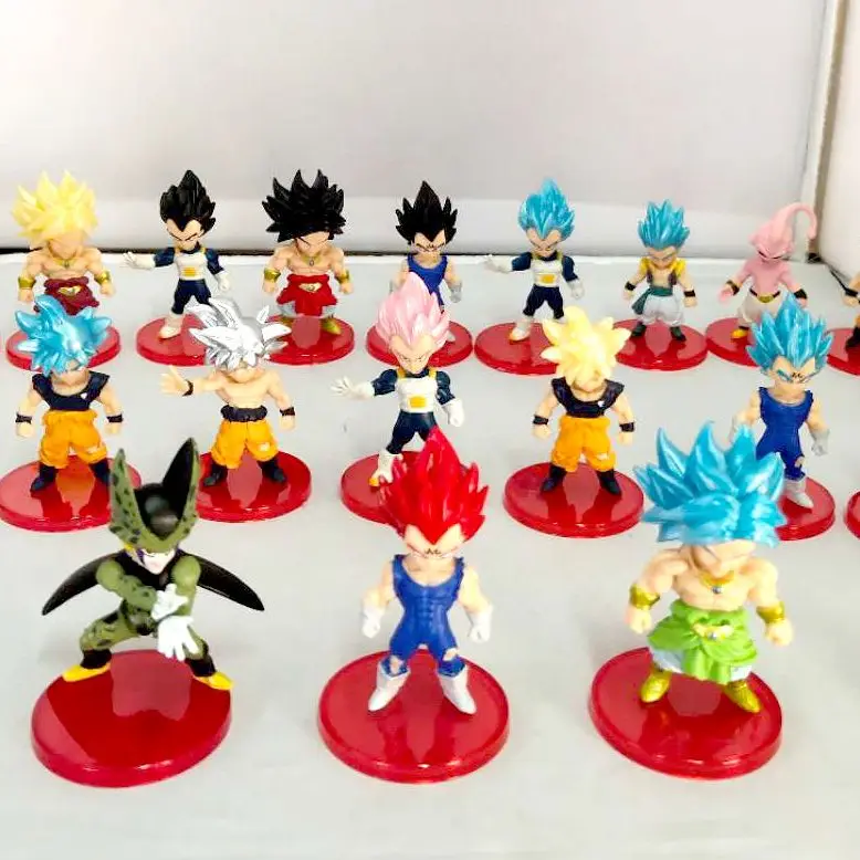 Аниме мультфильм 21 шт./лот Стрекоза движение рук солнце модель Wukong экшн-фигурка