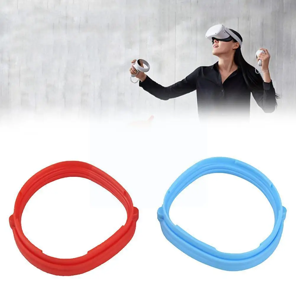 

1 Pair Soft Silicone Ring For Oculus Quest 2 VR Glasses Glass Frame Protection Lend Bracket Anti-scratch Myopia K0P5